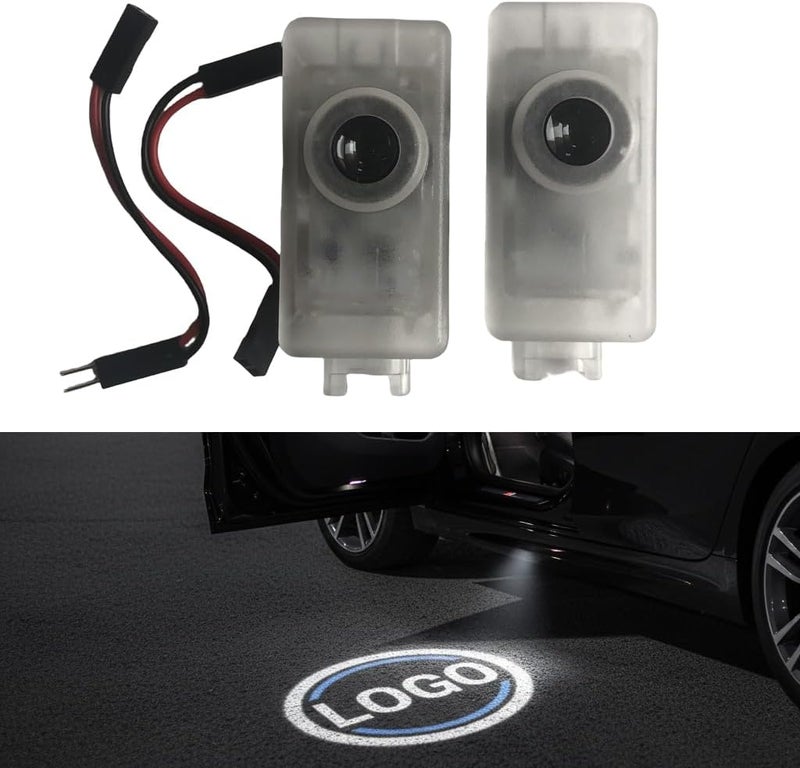 LOUEI 2pcs Door LED light welcome logo projector Compatible with 2020-2022 330i M340i I3 I4 M3,2021-2024 2/4 series 2025 X1 X3 laser ghost shadow courtesy Light (2020-2022 M) - Image 1
